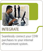 Seamlessly connect your purchases to your internal eProcurement system.