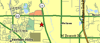 Vernon Hills map