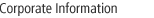 Corporate Information