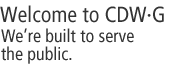 Welcome to CDW•G