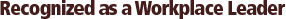 CDW is recognized as a workplace leader.