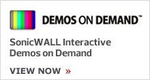 SonicWALL Interactive Demos on Demand 