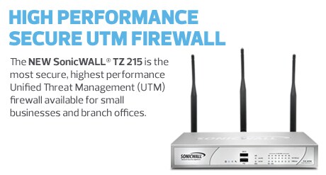 SonicWALL® TZ 215 UTM Firewall