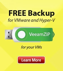 Free Backup for VMware and Hyper-V for your VMs