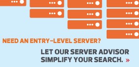 Let our Server Advisor help you find the right entry level server