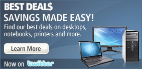 Find our Best Deals on desktops, notebooks, printers and more.