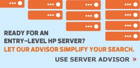 Let our Server Advisor help you find the right entry level HP server