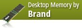 Desktop Memory by Brand