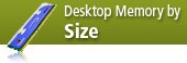 Desktop Memory by Size