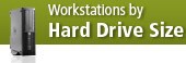 Workstations by Hard Drive Size