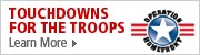 Touchdowns for the Troops