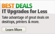 Best Deals. Take advantage of great deals on desktops, printers, notebooks & more.