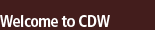 Welcome to CDW