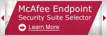 McAfee Endpioint Security Suite Selector
